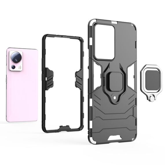 Ring Armor case for Xiaomi 13 Lite armored cover magnetic holder ring black | Techbox