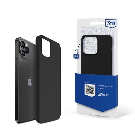 3mk Silicone Case for iPhone 12 Pro Max - black - Uncategorized Cases (2) - Cases - Techbox