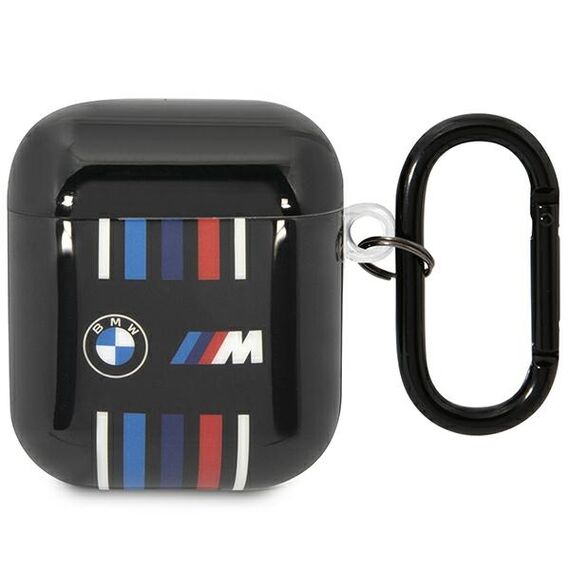BMW BMA222SWTK AirPods 1/2 cover black/black Multiple Colored Lines - Smartphone Accessories - Cables & Accessories - Techbox