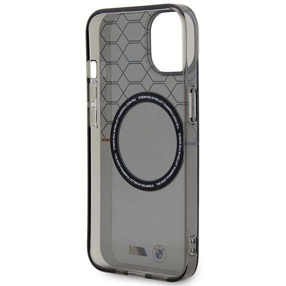 BMW Pattern MagSafe case for iPhone 14 Plus - gray | Techbox
