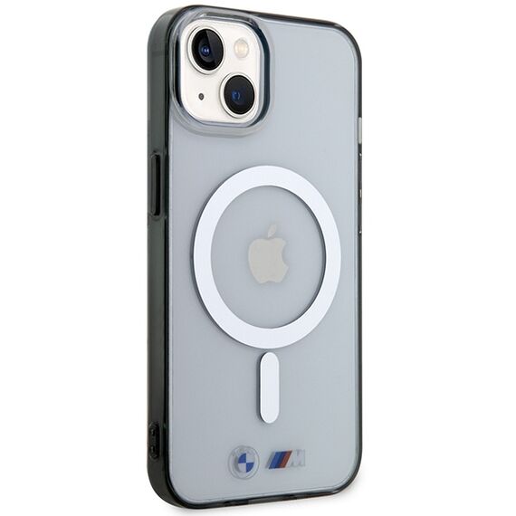 BMW Silver Ring MagSafe case for iPhone 14 Plus - transparent | Techbox
