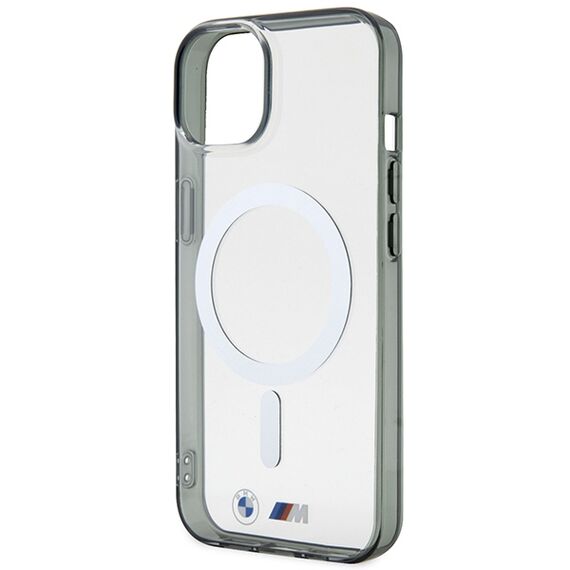 BMW Silver Ring MagSafe case for iPhone 14 Plus - transparent | Techbox