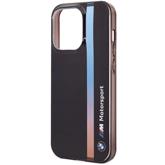 Case BMW BMHCP14L22HVGV iPhone 14 Pro 6.1" black/black IML Tricolor Stripe - Apple Cases - Cases - Techbox