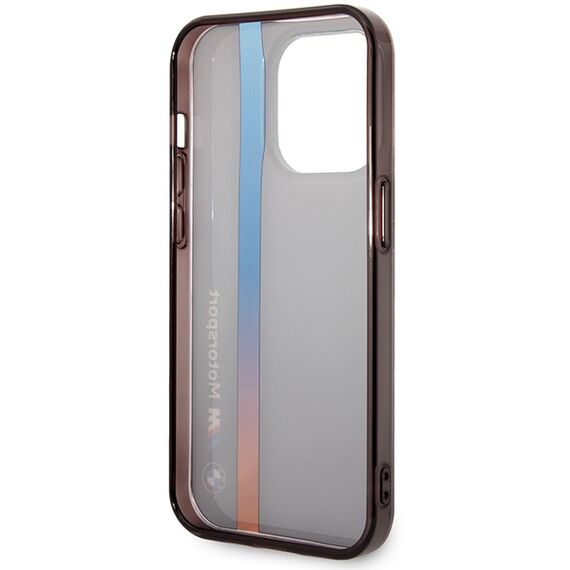 Case BMW BMHCP14L22HVGV iPhone 14 Pro 6.1" black/black IML Tricolor Stripe - Apple Cases - Cases - Techbox