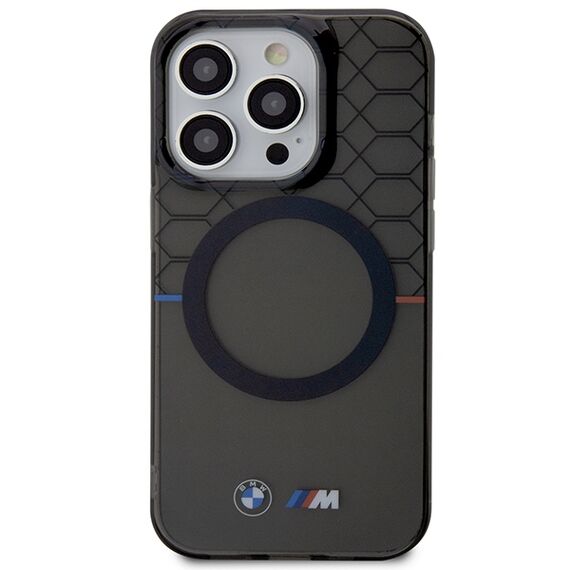 Case BMW BMHMP14LHGPK iPhone 14 Pro 6.1" Grey/Grey Pattern MagSafe | Techbox