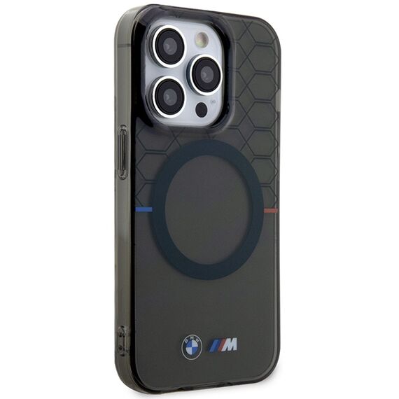Case BMW BMHMP14LHGPK iPhone 14 Pro 6.1" Grey/Grey Pattern MagSafe | Techbox