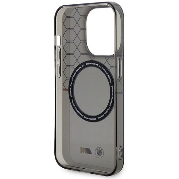 Case BMW BMHMP14LHGPK iPhone 14 Pro 6.1" Grey/Grey Pattern MagSafe | Techbox