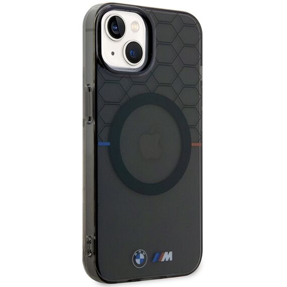 Case BMW BMHMP14SHGPK iPhone 14 6.1" grey/grey Pattern MagSafe | Techbox