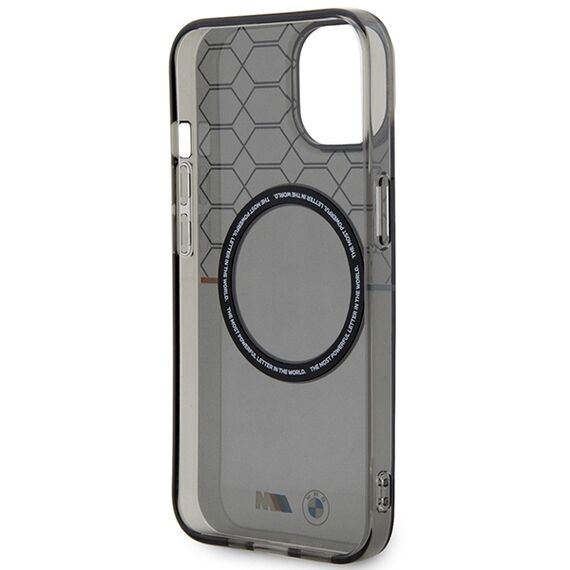 Case BMW BMHMP14SHGPK iPhone 14 6.1" grey/grey Pattern MagSafe | Techbox