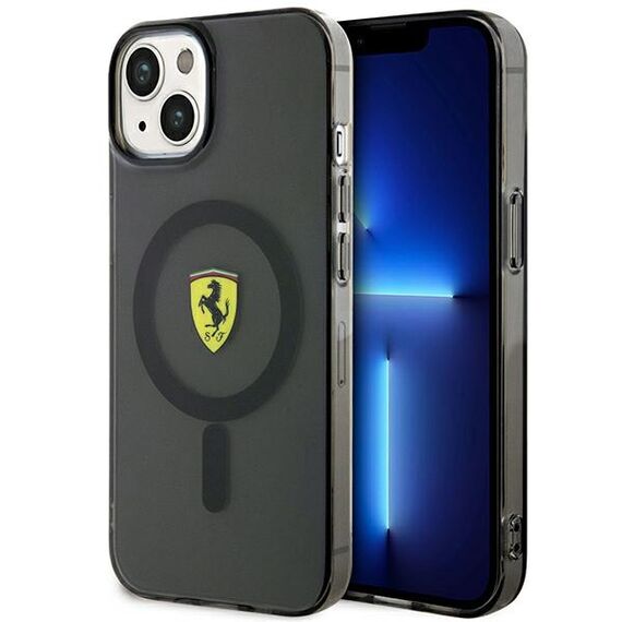 Ferrari FEHMP14SURKK iPhone 14 6.1" black/black hardcase Translucent Magsafe | Techbox