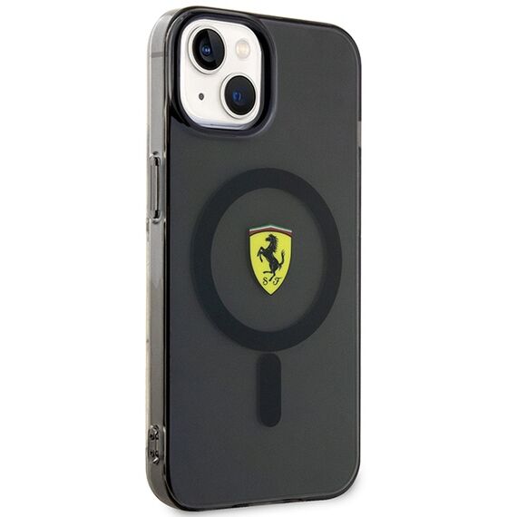 Ferrari FEHMP14SURKK iPhone 14 6.1" black/black hardcase Translucent Magsafe | Techbox
