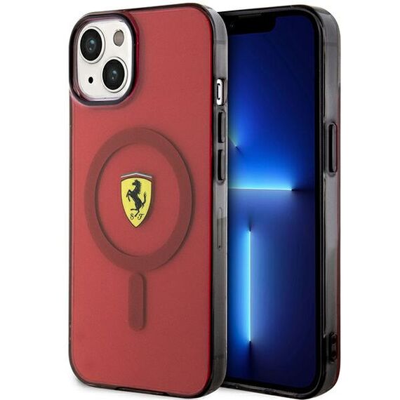 Ferrari FEHMP14SURKR iPhone 14 6.1" red/red hardcase Translucent Magsafe | Techbox