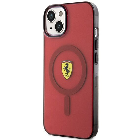 Ferrari FEHMP14SURKR iPhone 14 6.1" red/red hardcase Translucent Magsafe | Techbox