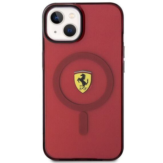 Ferrari FEHMP14SURKR iPhone 14 6.1" red/red hardcase Translucent Magsafe | Techbox