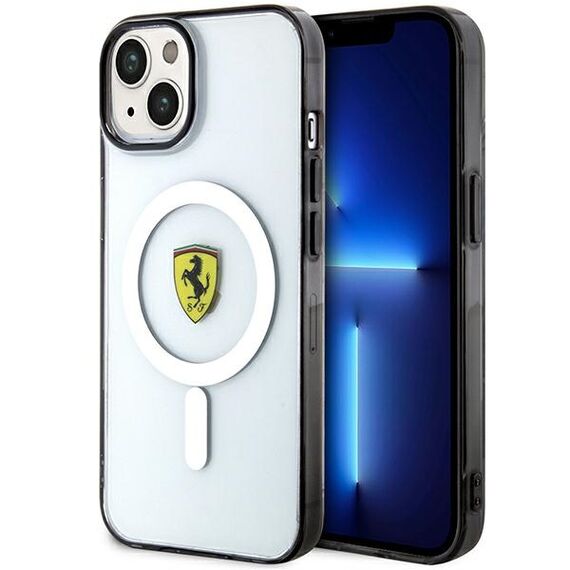Ferrari FEHMP14SURKT iPhone 14 6.1" clear/transparent hardcase Outline Magsafe | Techbox