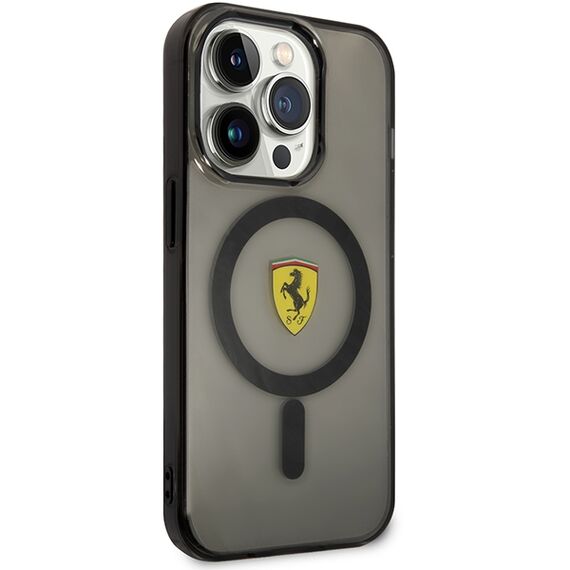 Ferrari FEHMP14XURKK iPhone 14 Pro Max 6.7" black/black hardcase Translucent Magsafe | Techbox