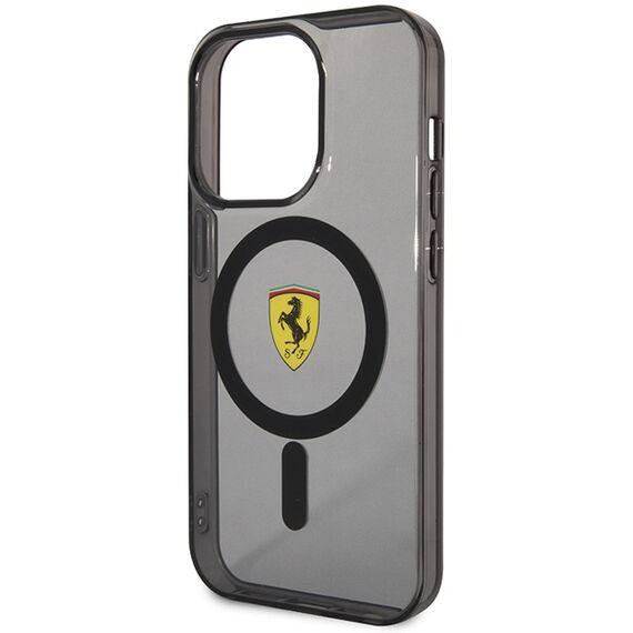 Ferrari FEHMP14XURKK iPhone 14 Pro Max 6.7" black/black hardcase Translucent Magsafe | Techbox