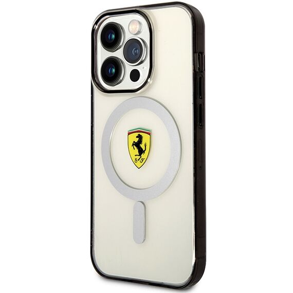 Ferrari FEHMP14XURKT iPhone 14 Pro Max 6.7" clear/transparent hardcase Outline Magsafe | Techbox