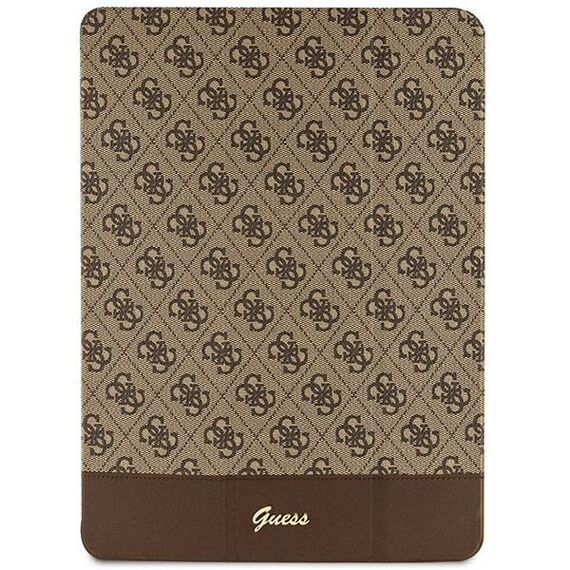 Guess 4G Stripe Allover case for iPad Pro 12.9" - brown | Techbox
