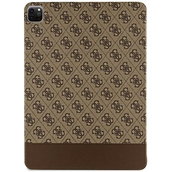Guess 4G Stripe Allover case for iPad Pro 12.9" - brown | Techbox