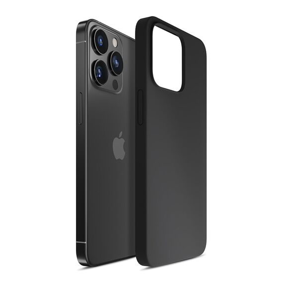 iPhone 13 Pro Max Series 3mk Silicone Case - Black | Techbox