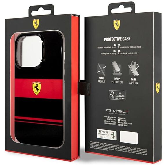 Ferrari FEHMP14XUCOK iPhone 14 Pro Max 6.7" black/black hardcase IMD Combi Magsafe - Apple Cases - Cases - Techbox