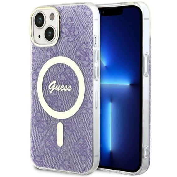 Guess 4G MagSafe case for iPhone 14 - purple - Uncategorized Cases (2) - Cases - Techbox