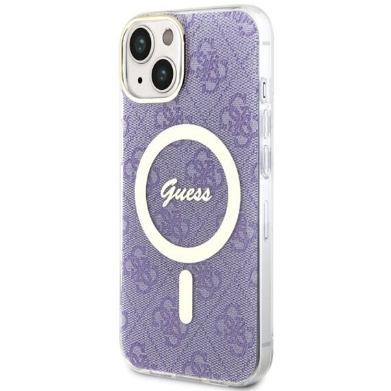 Guess 4G MagSafe case for iPhone 14 - purple - Uncategorized Cases (2) - Cases - Techbox