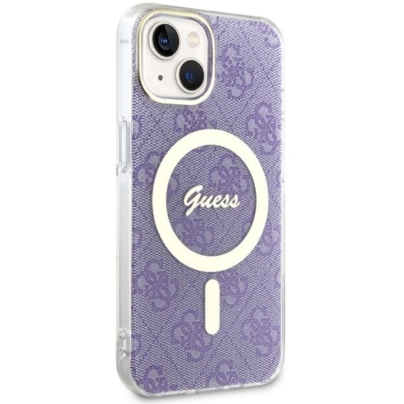 Guess 4G MagSafe case for iPhone 14 - purple - Uncategorized Cases (2) - Cases - Techbox