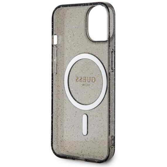 Guess Glitter Gold MagSafe case for iPhone 14 - black - Uncategorized Cases (2) - Cases - Techbox