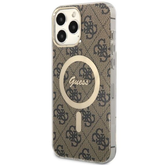 Guess GUHMP13XH4STW iPhone 13 Pro Max 6.7" brown/brown hardcase 4G MagSafe | Techbox
