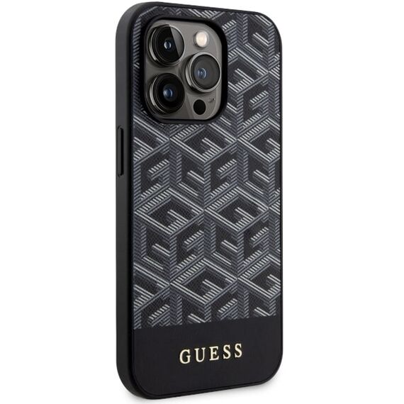 Guess GUHMP14LHGCFSEK iPhone 14 Pro 6.1" black/black hardcase GCube Stripes MagSafe - Apple Cases - Cases - Techbox