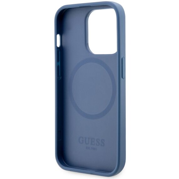 Guess GUHMP14LP4RPSB iPhone 14 Pro 6.1" blue/blue hardcase 4G Printed Stripes MagSafe | Techbox