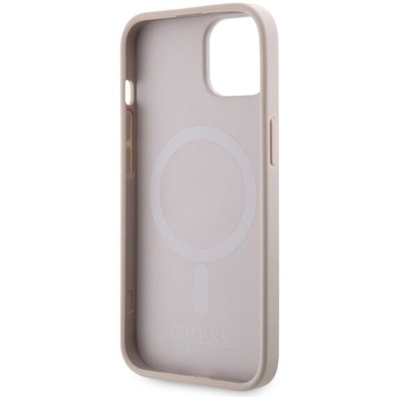 Guess GUHMP14MHGCFSEP iPhone 14 Plus 6.7" pink/pink hard case GCube Stripes MagSafe | Techbox