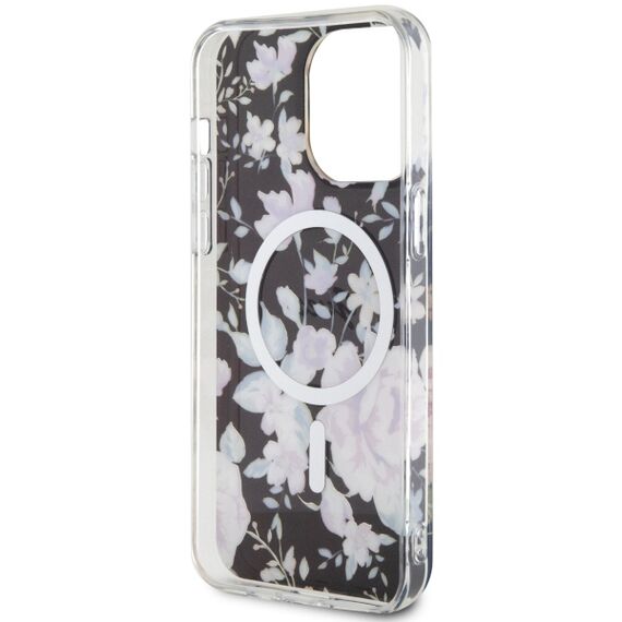 Guess GUHMP14XHCFWSK iPhone 14 Pro Max 6.7" black/black hardcase Flower MagSafe - Apple Cases - Cases - Techbox