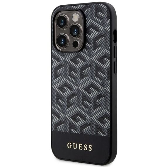 Guess GUHMP14XHGCFSEK iPhone 14 Pro Max 6.7" black/black hardcase GCube Stripes MagSafe | Techbox