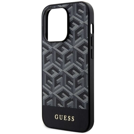 Guess GUHMP14XHGCFSEK iPhone 14 Pro Max 6.7" black/black hardcase GCube Stripes MagSafe | Techbox