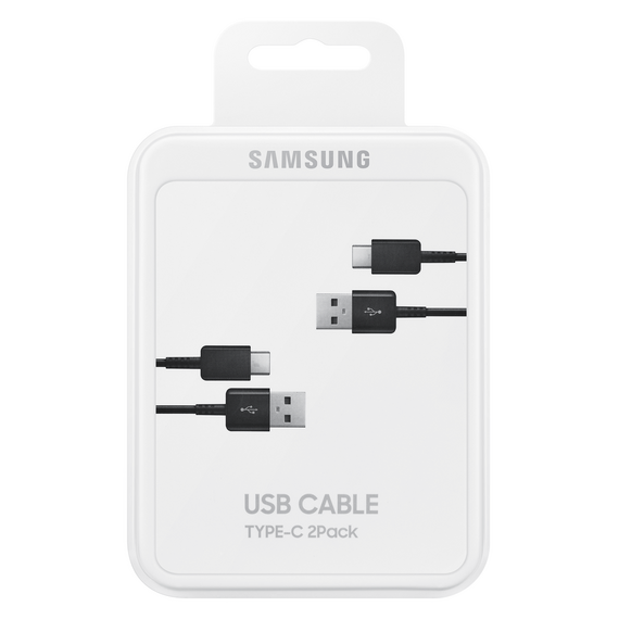 Samsung USB C cable 480Mbps 5A 1.5m (EP-DG930MBEGWW) - black (set of 2) - Cables & Adapters - Cables & Accessories - Techbox