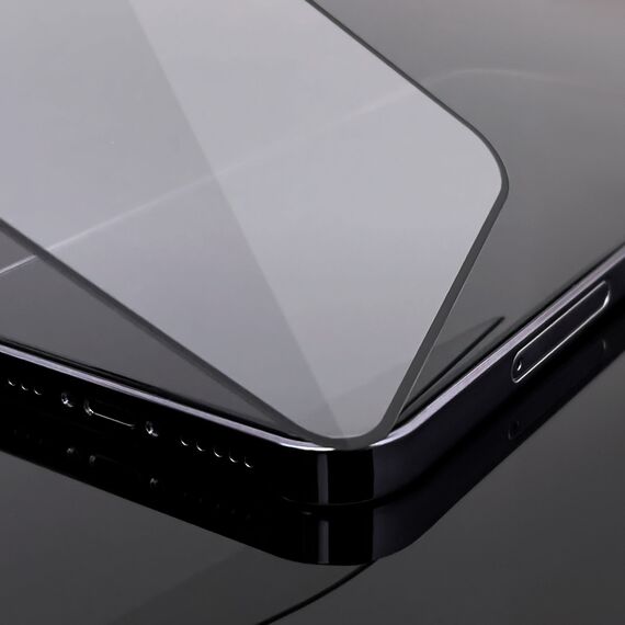 2pcs Full Screen Tempered Glass with Frame Case Friendly Wozinsky Full Glue iPhone 15 - Black | Techbox