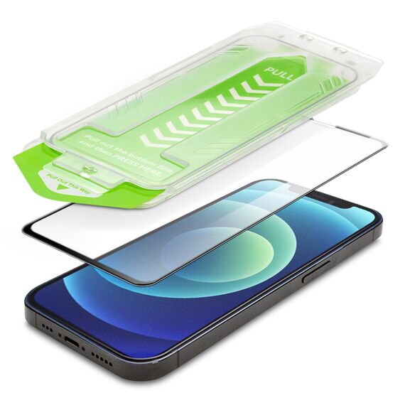 9H tempered glass with mounting frame for iPhone 14 Plus Wozinsky Premium Glass - black - Apple iPhone - Screen & Camera Protection - Techbox