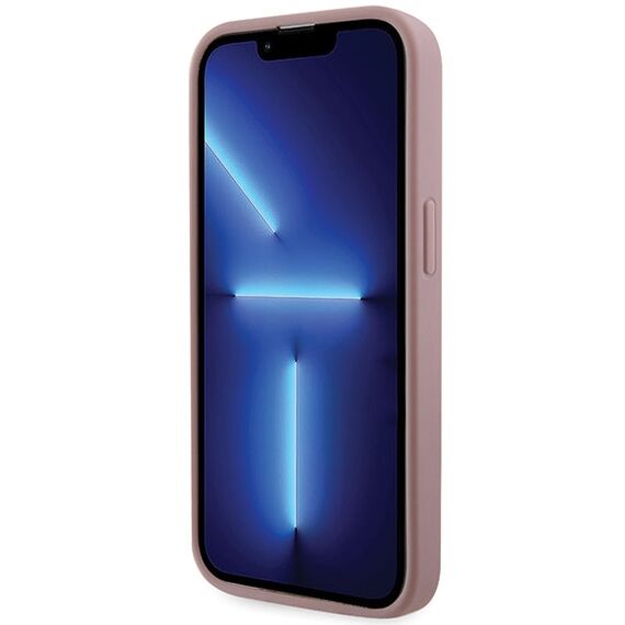 Guess GUHCP14LHDGTPP iPhone 14 Pro 6.1" pink/pink hardcase Rhinestone Triangle | Techbox