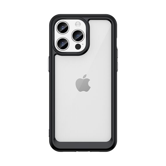 iPhone 15 Pro Max Outer Space Reinforced Case with Flexible Frame - Black - Apple Cases - Cases - Techbox