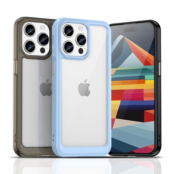 iPhone 15 Pro Max Outer Space Reinforced Case with Flexible Frame - Black - Apple Cases - Cases - Techbox