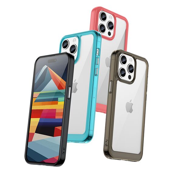 iPhone 15 Pro Max Outer Space Reinforced Case with Flexible Frame - Black - Apple Cases - Cases - Techbox