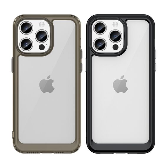 iPhone 15 Pro Max Outer Space Reinforced Case with Flexible Frame - Black - Apple Cases - Cases - Techbox