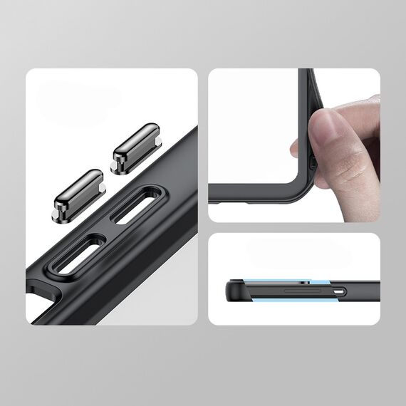 iPhone 15 Pro Max Outer Space Reinforced Case with Flexible Frame - Black - Apple Cases - Cases - Techbox