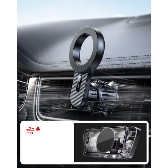 Magnetic car holder for iPhone with MagSafe Joyroom JR-ZS355 - black - Smartphone Holders - Smartphones - Techbox