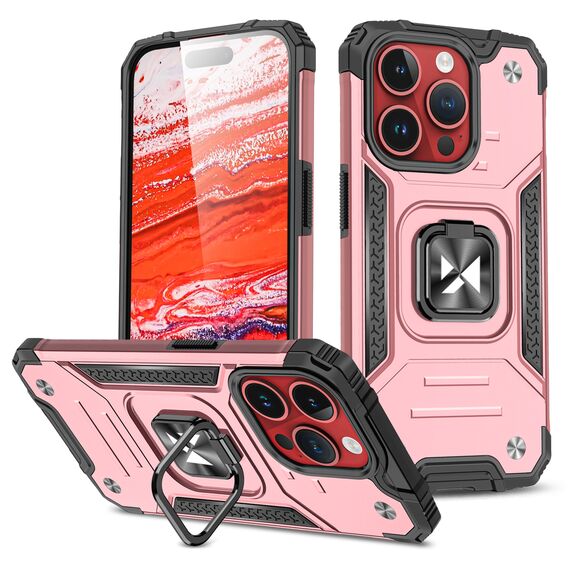 Wozinsky Ring Armor iPhone 15 Pro iPhone 15 Pro Ring Armor Case - Gold | Techbox