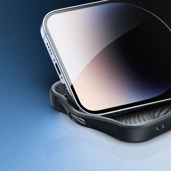 Armored case for iPhone 14 Pro compatible with MagSafe Dux Ducis Aimo Mag - black | Techbox