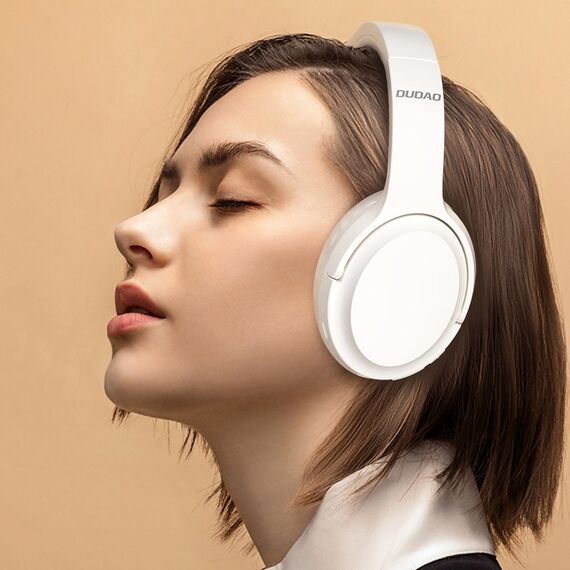 Dudao X22Pro on-ear wireless Bluetooth 5.3 headphones - white | Techbox